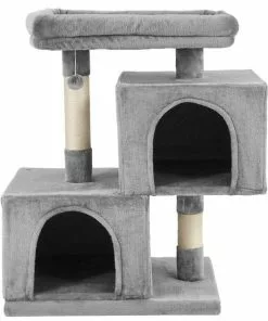 Frisco 33-in Faux Fur Cat Tree & Condo -Pet Food Gear Shop 180389 PT3. SY630 V1584452637