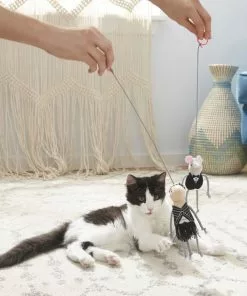 Frisco Dapper & Flapper Bouncy Mouse Cat Toy, 2 pack -Pet Food Gear Shop 183251 PT2. SY630 V1573748302