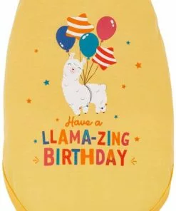 Frisco Llama-zing Birthday Dog & Cat T-Shirt -Pet Food Gear Shop 191240 PT2. SY630 V1582053523