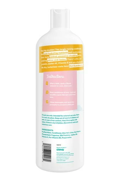 Frisco Shed Control Dog & Cat Conditioner, Sweet Nectar Scent 4 Frisco Shed Control Dog & Cat Conditioner, Sweet Nectar Scent - Image 2