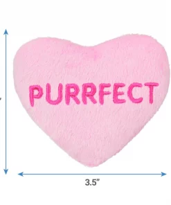 Frisco Candy Hearts Plush Cat Toy with Catnip, 3 count -Pet Food Gear Shop 201906 PT1. SY630 V1578502391