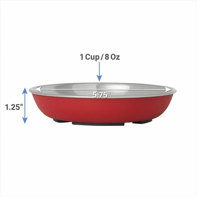 Frisco Heavy Duty Non-Skid Saucer Cat Bowl 4 Frisco Heavy Duty Non-Skid Saucer Cat Bowl - Image 2