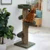 Frisco 49-in Tree-Shaped Real Carpet Wooden Cat Tree -Pet Food Gear Shop 208944 MAIN. SY630 V1647632802
