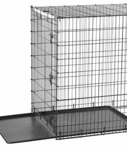 Frisco XX-Large Heavy Duty Single Door Wire Dog Crate, 54 inch -Pet Food Gear Shop 210677 PT5. SY630 V1657656294
