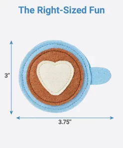 Frisco Heart-Shaped Coffee Cat Toy with Catnip -Pet Food Gear Shop 213900 PT1. SY630 V1597156852