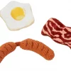 Frisco Plush Bacon, Egg, & Sausage Cat Toy with Catnip 1 Frisco Plush Bacon, Egg, & Sausage Cat Toy with Catnip -Pet Food Gear Shop 213906 MAIN. SY630 V1590069689