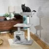 Frisco 38-in Cat Tree with Condo, Top Perch & Toy
