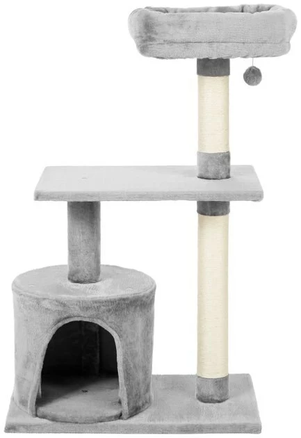 Frisco 38-in Cat Tree with Condo, Top Perch & Toy 5 Frisco 38-in Cat Tree with Condo, Top Perch & Toy - Image 3