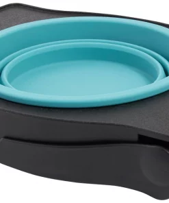 Frisco Elevated Collapsible Travel Bowl, 8 Cups -Pet Food Gear Shop 216013 PT3. SY630 V1591020376