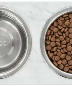 Frisco Marble Print Stainless Steel Double Elevated Dog Bowl 12 Frisco Marble Print Stainless Steel Double Elevated Dog Bowl -Pet Food Gear Shop 216017 PT4. SY630 V1591020400