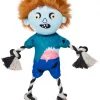 Frisco Zombie Boy Plush with Rope Squeaky Dog Toy