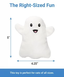 Frisco Halloween Spooky Cute Ghost Plush Cat Toy with Catnip -Pet Food Gear Shop 218639 PT1. SY630 V1599850861