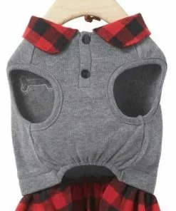 Frisco Plaid Dog & Cat Sweatshirt Dress -Pet Food Gear Shop 223663 PT4. SY630 V1599162074