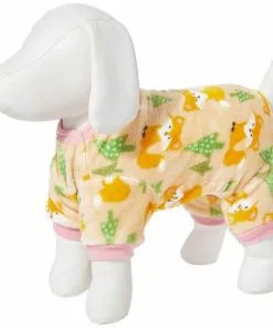 Frisco Foxes Dog & Cat Cozy Fleece PJs