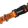Frisco Orange Cobwebs Polyester Dog Collar -Pet Food Gear Shop 226878 MAIN. SY630 V1598637059