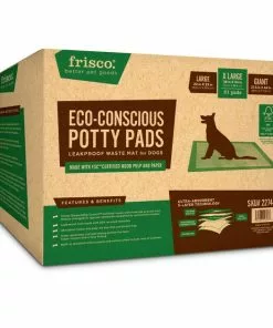 Frisco Extra Large Eco-Conscious Dog Training & Potty Pads, 28 x 34-in, Unscented