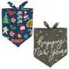 Frisco Holiday & New Years Dog & Cat Bandana, 2 pack -Pet Food Gear Shop 228983 MAIN. SY630 V1637646725