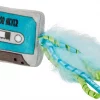 Frisco Retro Cassette Plush Kicker Cat Toy with Catnip