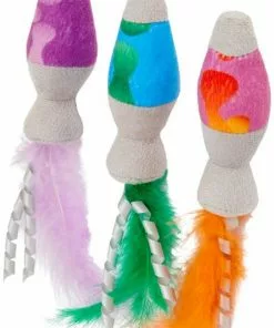 Frisco Retro Lava Lamp Plush Cat Toy with Catnip