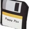 Frisco Retro Floppy Disc Ballistic Nylon Plush Squeaky Dog Toy