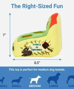 Frisco Retro Smack-a-Squirrel Hide & Seek Plush Puzzle Squeaky Dog Toy -Pet Food Gear Shop 230313 PT1. SY630 V1599945054