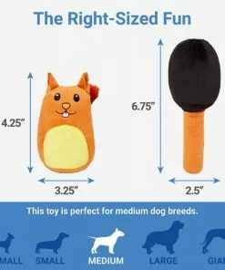 Frisco Retro Smack-a-Squirrel Hide & Seek Plush Puzzle Squeaky Dog Toy -Pet Food Gear Shop 230313 PT2. SY630 V1599945055