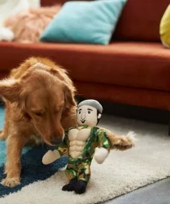 Frisco Retro Camo Hero Muscle Plush Squeaky Dog Toy -Pet Food Gear Shop 230375 PT3. SY630 V1602639726