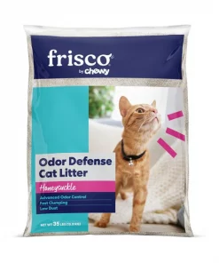 Frisco Odor Defense Honeysuckle Scented Clumping Clay Cat Litter
