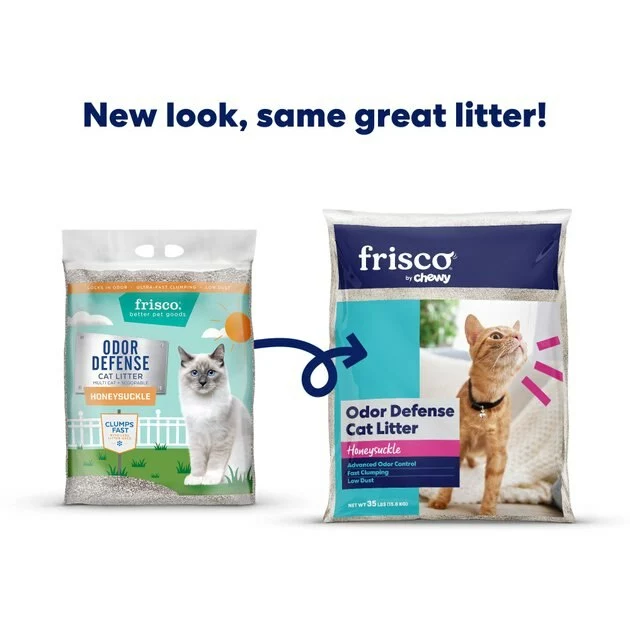 Frisco Odor Defense Honeysuckle Scented Clumping Clay Cat Litter 4 Frisco Odor Defense Honeysuckle Scented Clumping Clay Cat Litter - Image 2
