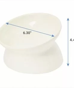 Frisco Double-Sided Ceramic Elevated Cat Bowl, 1.25 cups 12 Frisco Double-Sided Ceramic Elevated Cat Bowl, 1.25 cups -Pet Food Gear Shop 232081 PT6. SY630 V1620242247