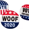 Frisco Plush Squeaky Voting Pins Dog Toy, 3 count