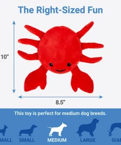 Frisco Crab Dense Foam Squeaky Dog Toy 6 Frisco Crab Dense Foam Squeaky Dog Toy -Pet Food Gear Shop 233589 PT1. SY630 V1602685884