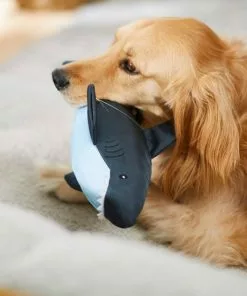 Frisco Ballistic Nylon Plush Squeaky Great White Shark Dog Toy -Pet Food Gear Shop 233591 PT3. SY630 V1600973802