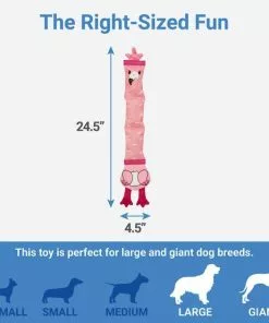 Frisco Flamingo Firehose Squeaky Dog Toy -Pet Food Gear Shop 233609 PT1. SY630 V1602685580