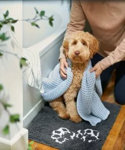 Frisco Microfiber Chenille Paw Print Dog & Cat Mat, Dark Gray 11 Frisco Microfiber Chenille Paw Print Dog & Cat Mat, Dark Gray -Pet Food Gear Shop 235893 PT6. SY630 V1606833188