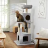 Frisco 54 in Faux Fur Cat Tree & Condo -Pet Food Gear Shop 236550 MAIN. SY630 V1637693494
