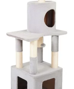 Frisco 54 in Faux Fur Cat Tree & Condo -Pet Food Gear Shop 236550 PT2. SY630 V1637694152