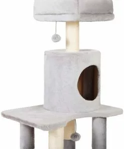 Frisco 54 in Faux Fur Cat Tree & Condo -Pet Food Gear Shop 236550 PT3. SY630 V1637693969