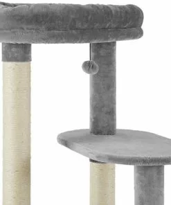 Frisco 59.5-in Heavy Duty Faux Fur Cat Tree & Condo -Pet Food Gear Shop 238156 PT3. SY630 V1616074619
