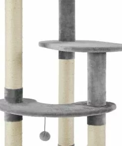 Frisco 59.5-in Heavy Duty Faux Fur Cat Tree & Condo -Pet Food Gear Shop 238156 PT4. SY630 V1616073990