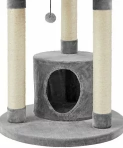 Frisco 59.5-in Heavy Duty Faux Fur Cat Tree & Condo -Pet Food Gear Shop 238156 PT5. SY630 V1616074308