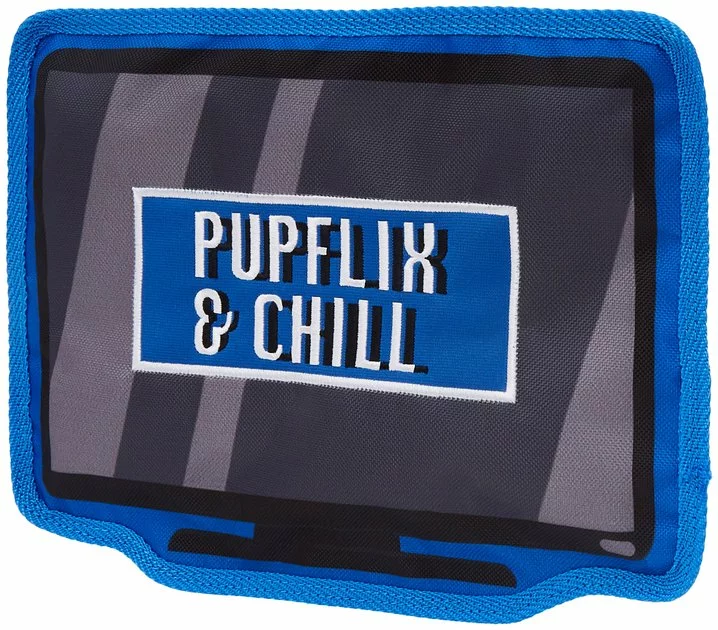 Frisco Zoomies & Chill TV Flat Plush Squeaky Dog Toy 3 Frisco Zoomies & Chill TV Flat Plush Squeaky Dog Toy