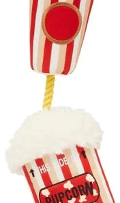 Frisco Zoomies & Chill Theatre Snacks Rope with Plush Squeaky Dog Toy