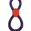 Frisco Figure 8 Rope Dog Toy, Blue & Red -Pet Food Gear Shop 242135 MAIN. SY630 V1603373206