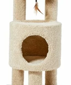 Frisco 36-in Real Carpet Wooden Cat Tree -Pet Food Gear Shop 244520 PT3. SY630 V1603497098