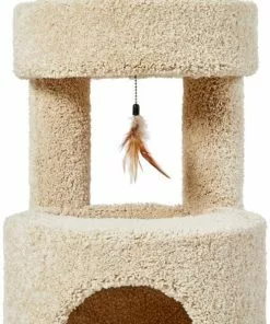 Frisco 36-in Real Carpet Wooden Cat Tree -Pet Food Gear Shop 244520 PT4. SY630 V1603497092