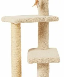 Frisco 41.5-in Real Carpet Wooden Cat Tree -Pet Food Gear Shop 244526 PT3. SY630 V1603202511