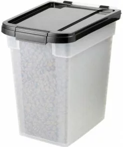 Frisco Airtight Food Storage Container, Clear/Black -Pet Food Gear Shop 245804 PT2. SY630 V1603751809