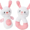 Frisco Bunny Plush Multipack Puppy Toy, 2 count