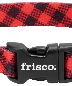 Frisco Buffalo Check Dog Collar